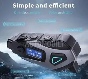 Video kamera i interkom kacige