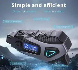 Video kamera i interkom kacige