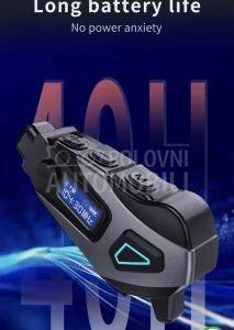 Video kamera i interkom kacige