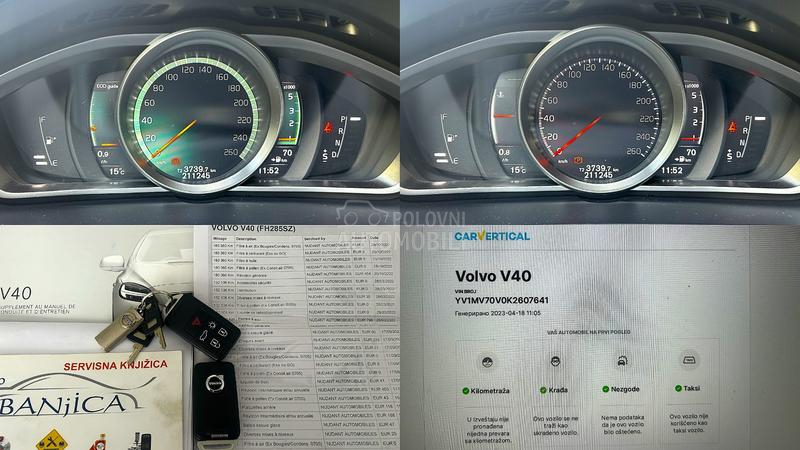 Volvo V40 D2 auto led virtual