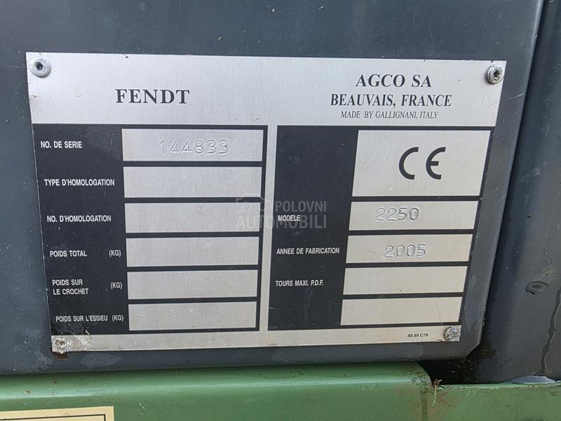 Fendt 2250 Nova