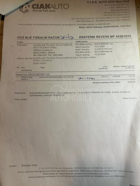 Mercedes Benz A 170 w169a