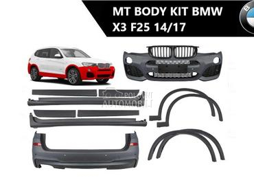 Body kit F25 MT za BMW X3 od 2014. do 2017. god.