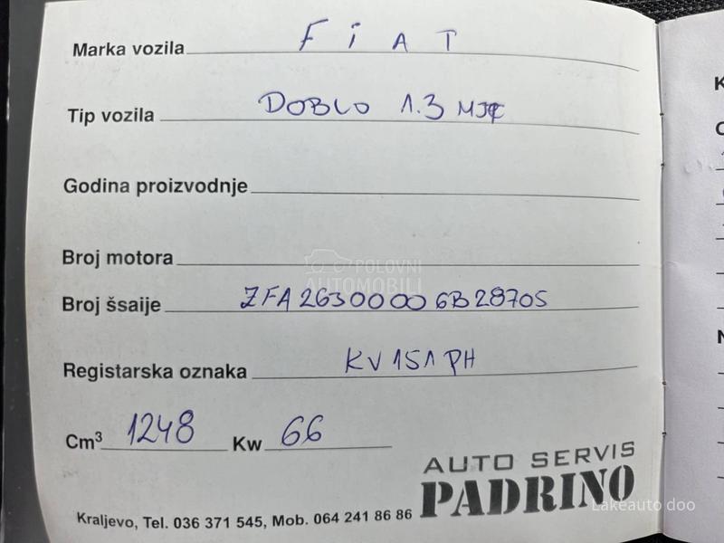 Fiat Doblo 1.3 mJet N1