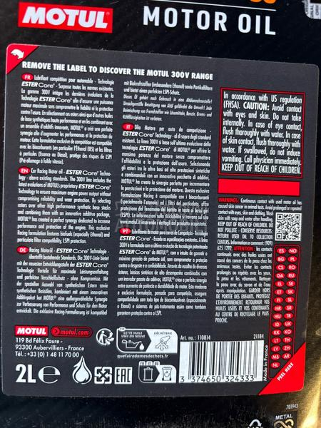 Motul racing 5w 30w 300v