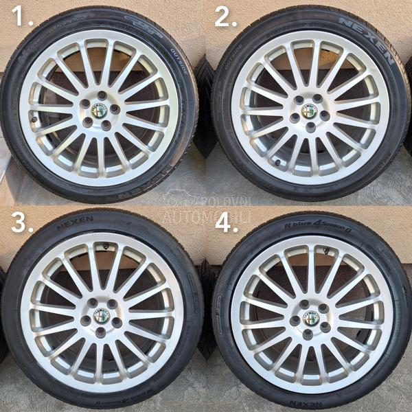 Aluminijumske felne ALL SEASON GUME 17" 5 x 98