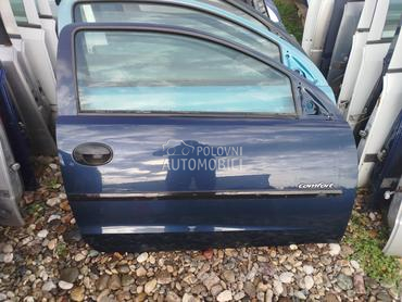 Prednja desna vrata 3v plava za Opel Corsa C od 2000. do 2006. god.