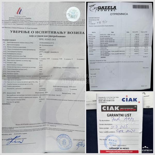 Peugeot 508 2.0 hdi ALLURE