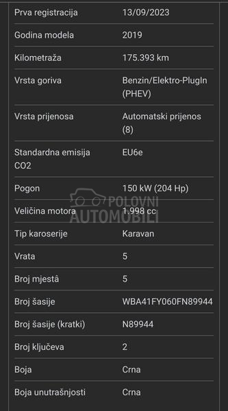 BMW 320 Plug-in hybrid LCI