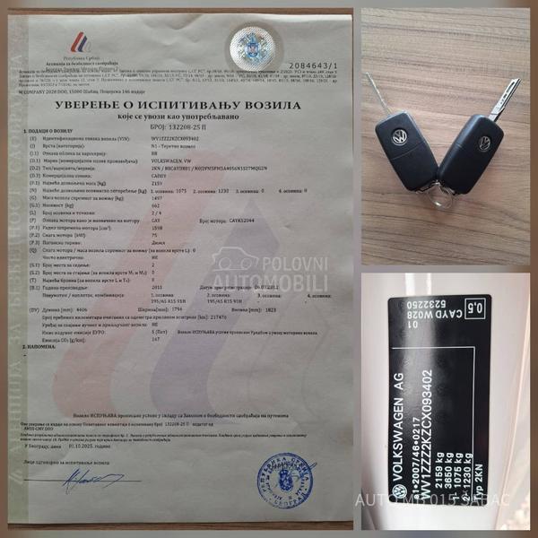 Volkswagen Caddy 1.6 TDI sa KRANOM