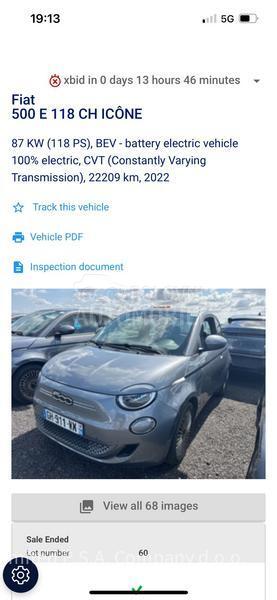 Fiat 500e 118 ch Icone
