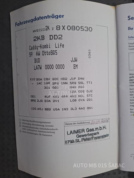 Volkswagen Caddy 1.4 B  LIFE