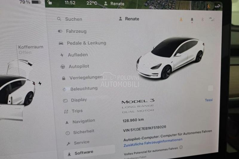 Tesla Model 3 75Kv/LongRange/AWD