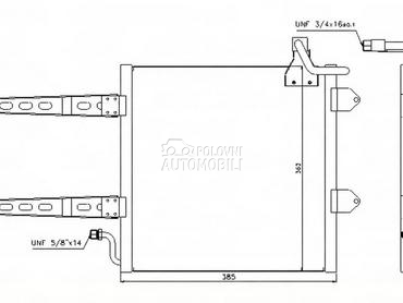 Hladnjak klime za Volkswagen Lupo, Polo od 1996. do 2005. god.