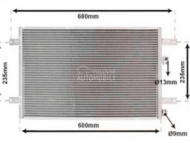 hladnjak klime za Seat Alhambra od 2001. do 2010. god.