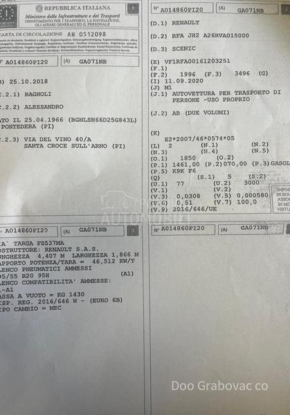 Renault Scenic 1.5dci sport edicion