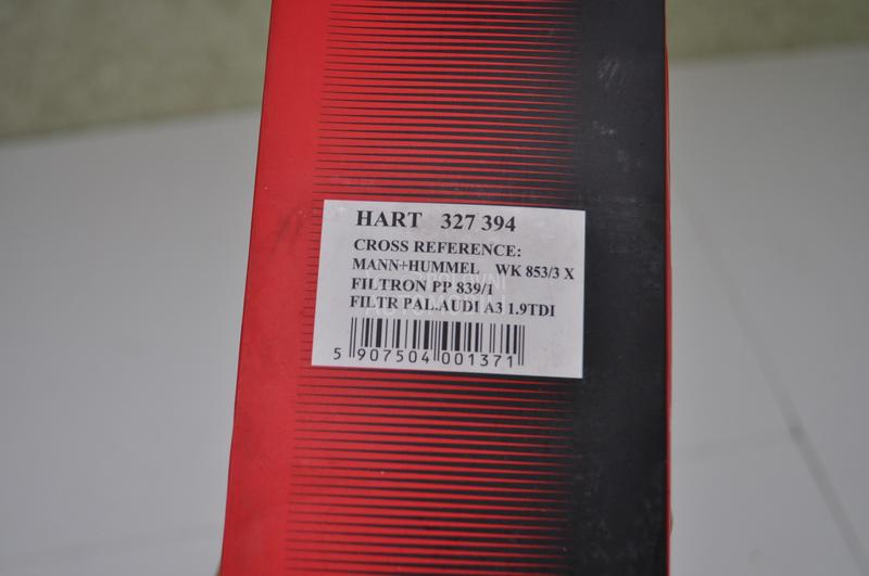 Komplet filtera, paknova