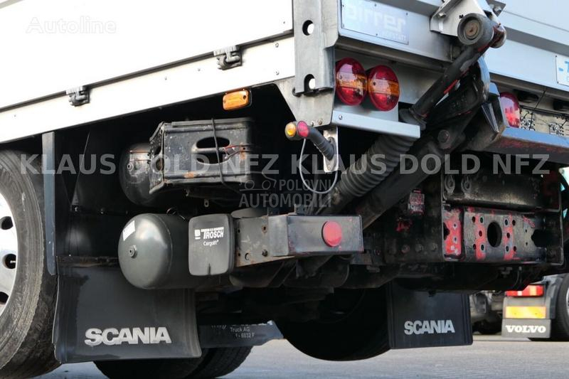 Scania R580 6x2 platformom,rampa