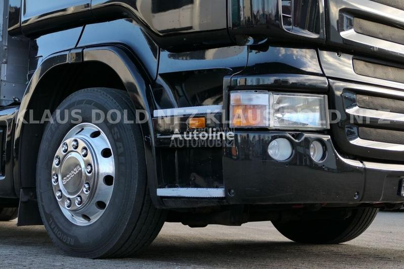 Scania R580 6x2 platformom,rampa