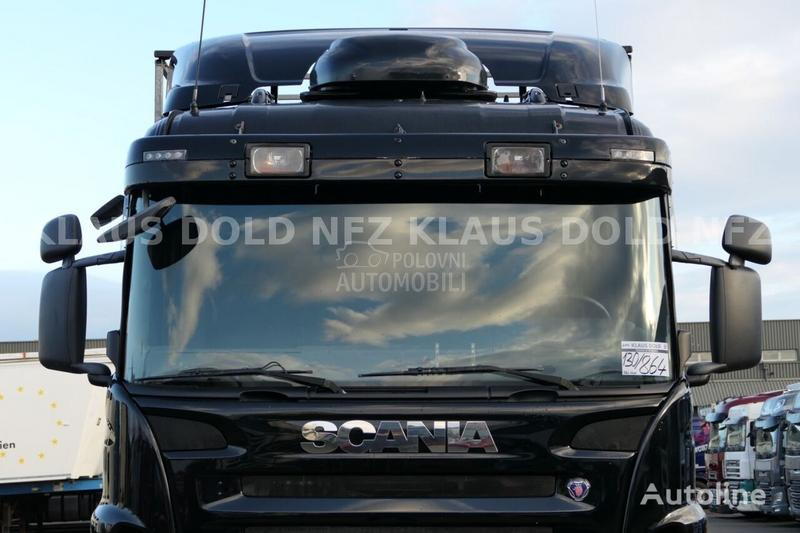 Scania R580 6x2 platformom,rampa