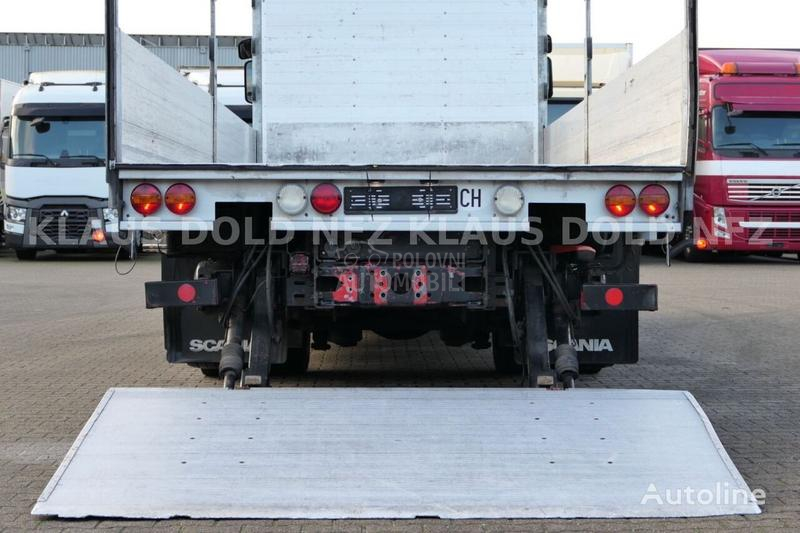 Scania R580 6x2 platformom,rampa