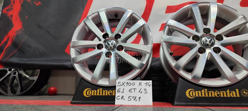 Aluminijumske felne  14" 5 x 100