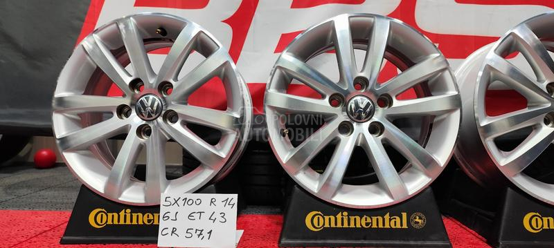 Aluminijumske felne  14" 5 x 100