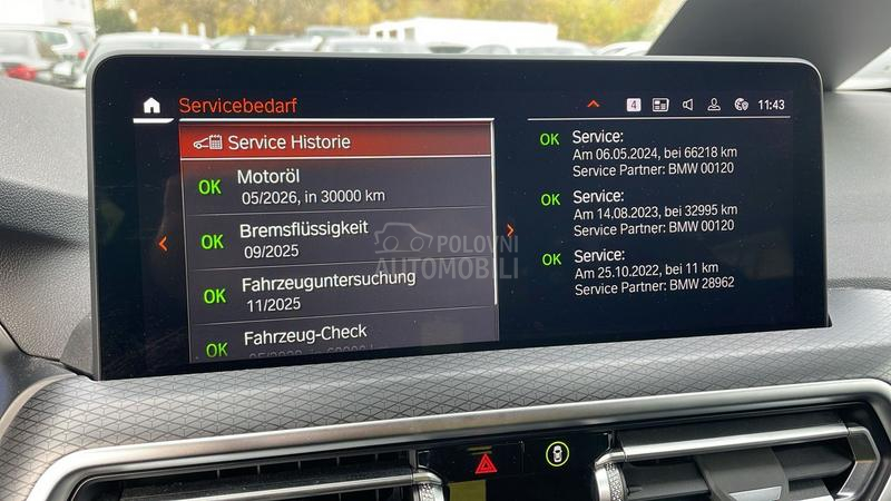 BMW X4 3.0d/M paket/20 inch