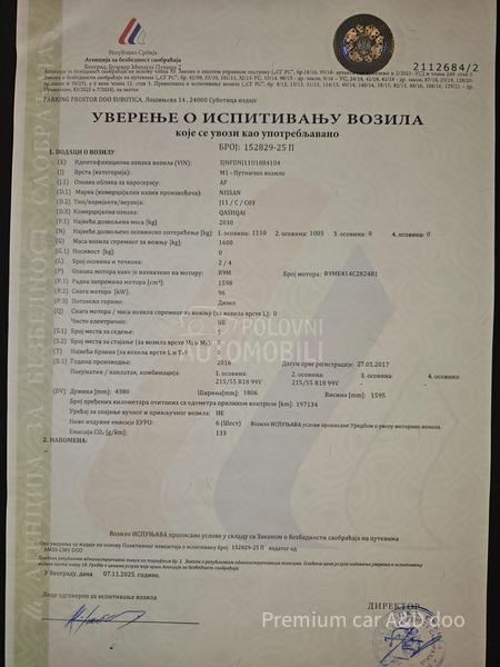 Nissan Qashqai 1.6Dci  S W I S S