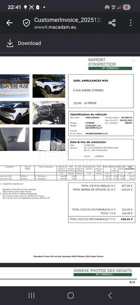 Citroen C4 8mm LANAC