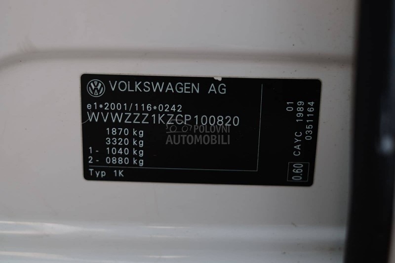Volkswagen Golf 6 1.6TDI TREND Nav