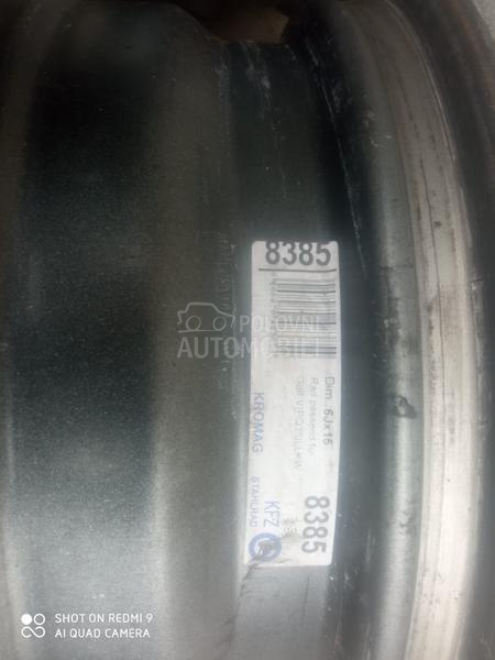 Čelične felne Audi Volkswagen 15" 5 x 112