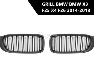 Prednji grill F25 za BMW X3, X4 od 2014. do 2018. god.