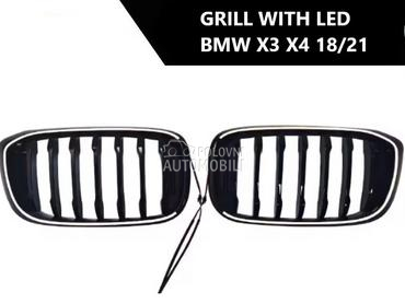Prednji grill G02 LED za BMW X3, X4 od 2018. do 2021. god.