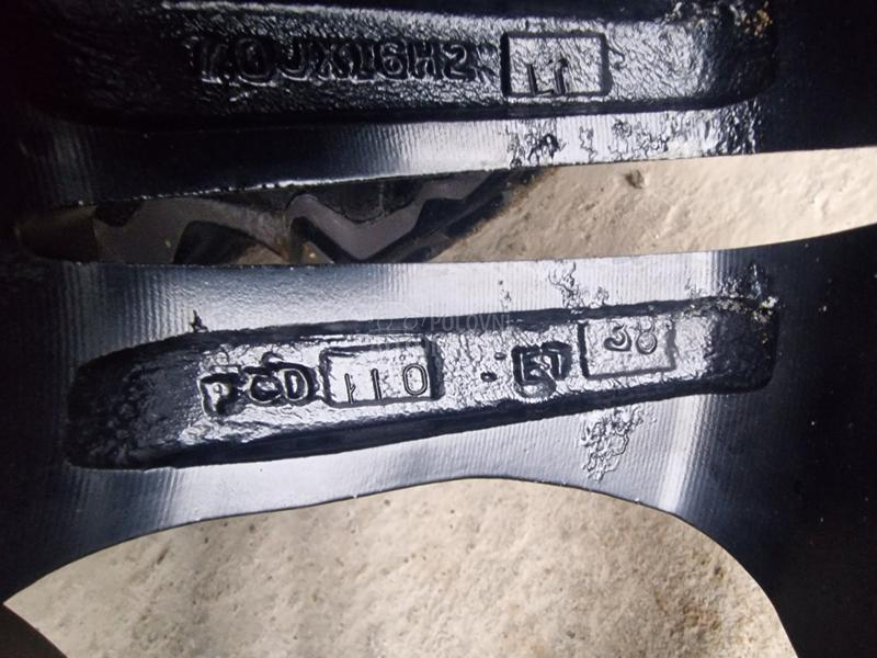 Aluminijumske felne  16" 5 x 110