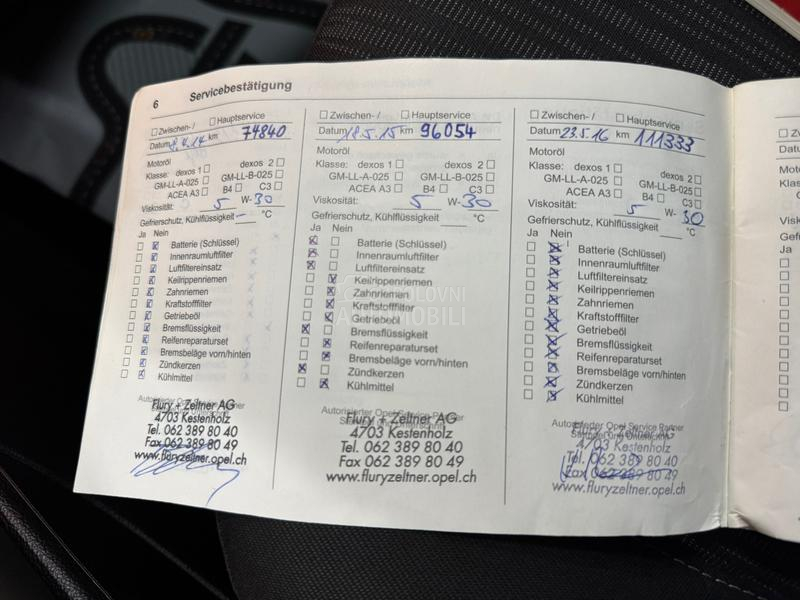 Opel Astra J 1.4 TURBO CH