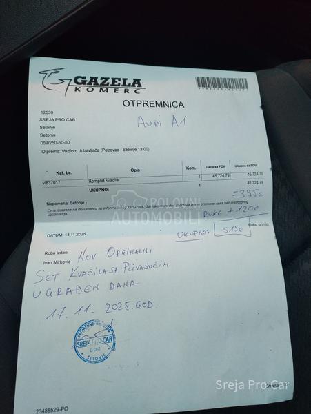 Audi A1 NOV PLIVAJUĆI