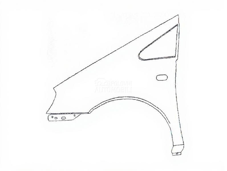 prednji levi blatobran