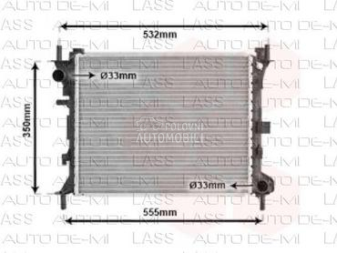 HLADNJAK MOTORA za Ford Focus od 1998. do 2008. god.