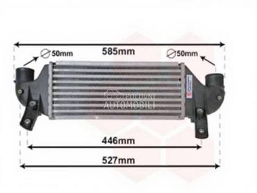 Hladnjak zraka za Ford Focus, Fiesta od 1996. do 2008. god.