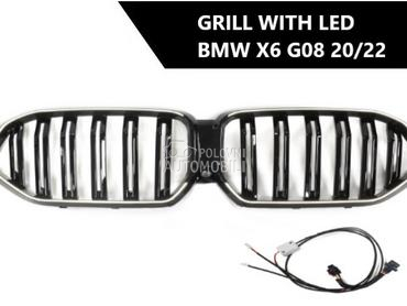 Prednji grill G06 LED za BMW X6 od 2020. do 2022. god.