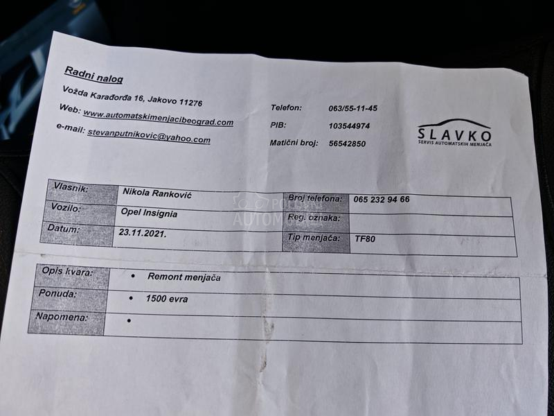 Opel Insignia Cosmo/Auto-promet