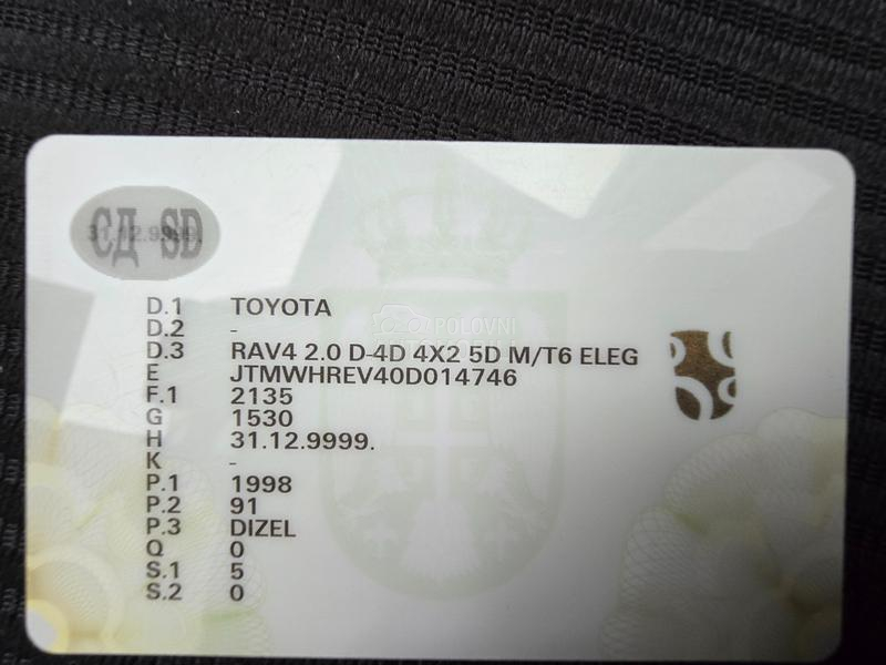 Toyota RAV 4 2.0 D-4D