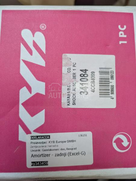 Zadnji amortizeri KYB
