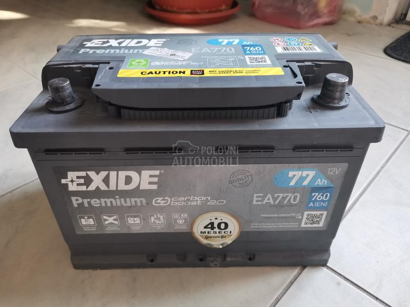 Exide akumulator 77Ah