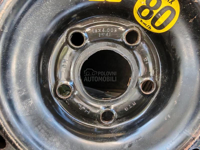 rezervni tocak copavac 16 5x115
