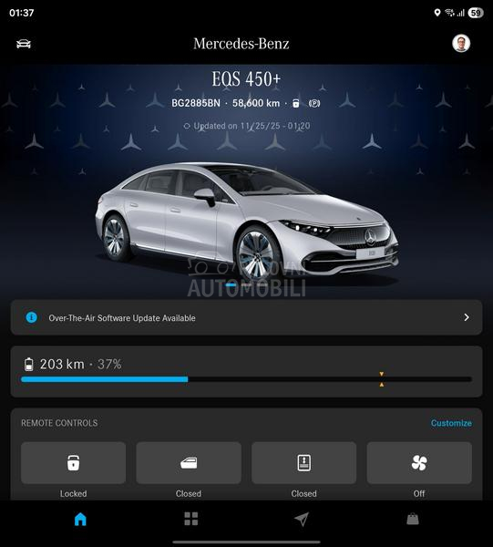 Mercedes Benz EQS 450 Plus