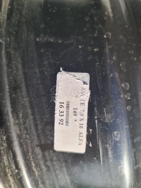 Čelične felne  16" 4 x 98