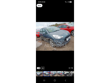 Citroen C3 2013. god. -  kompletan auto u delovima