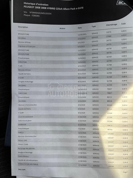 Peugeot 3008 1.6 ALLURE HYBRID